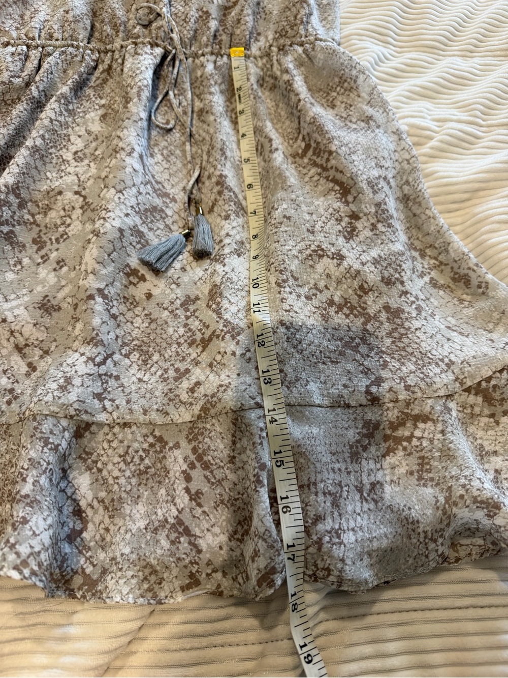 Life By Sea Snake Print Dress - Taupe & Cream snake print - Picture 6 of 9